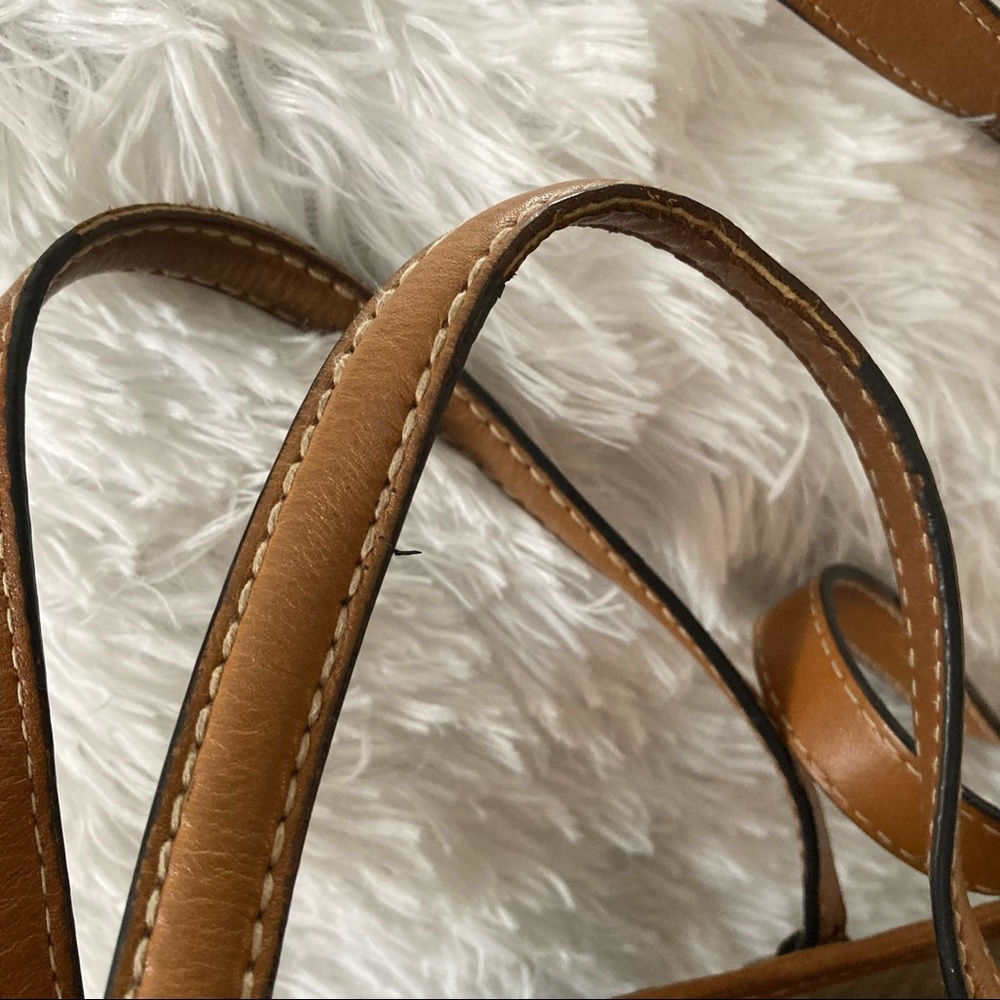 Fossil | Patchwork/ Weave Leather Multi Color Bag - image 2